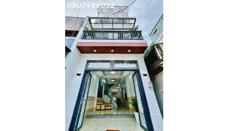 SIÊU PHẨM S55M2 ☘️BÁN NHÀ SAU EMART 4TẦNG✨3PN, DƯƠNG QUẢNG HÀM, HXH, P5 GÒ VẤP, NHỈNH 5.6TỶ